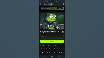 Memes Lab Bot Daily Memecoin Cipher Code 29 November 2024 #memeslabbot #memecoin #cipher