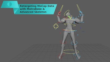 Retargeting Mocap Data with MotraBake and Advanced Skeleton