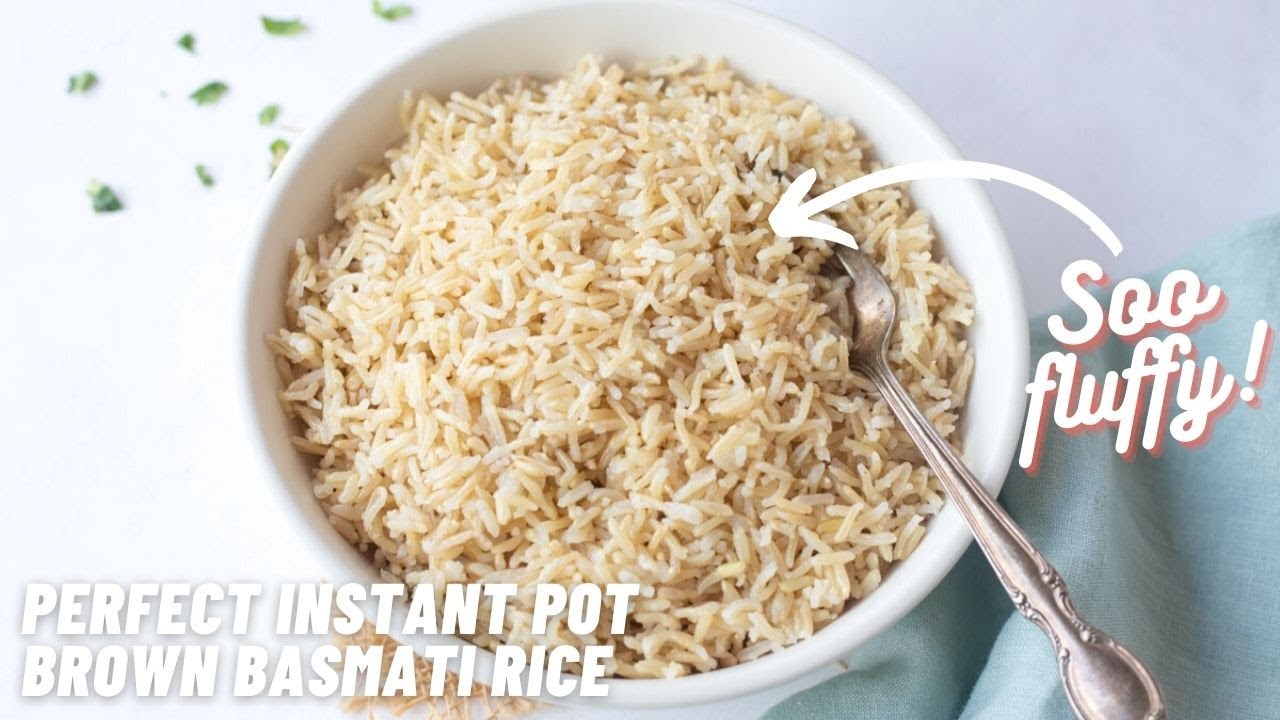 Brown Basmati Rice Instant Pot Recipe