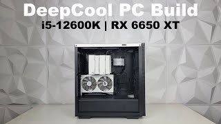 DeepCool Gaming PC Build | Black/White | No RGB