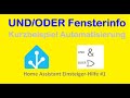Alle Fenster zu oder noch eines auf? Fenster-Kurzinfo mittels Home-Assistant UND/ODER-Bedingung