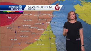 4/28 Severe weather threatens SE Wisconsin with damaging winds ﻿and hail
