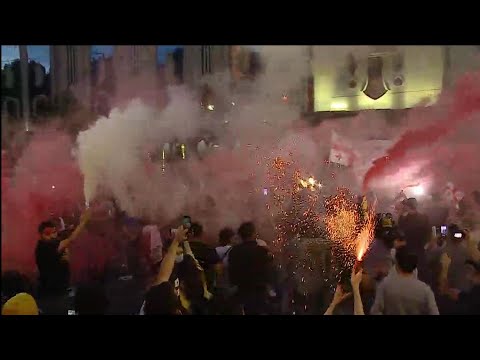 \"შევხვდებით არჩევნებზე\"-აქცია რუსთაველზე ამ სლოგანით დასრულდა