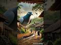 Giant Pigeon Visits Village 🕊️ True Story of Pigeon & Hen