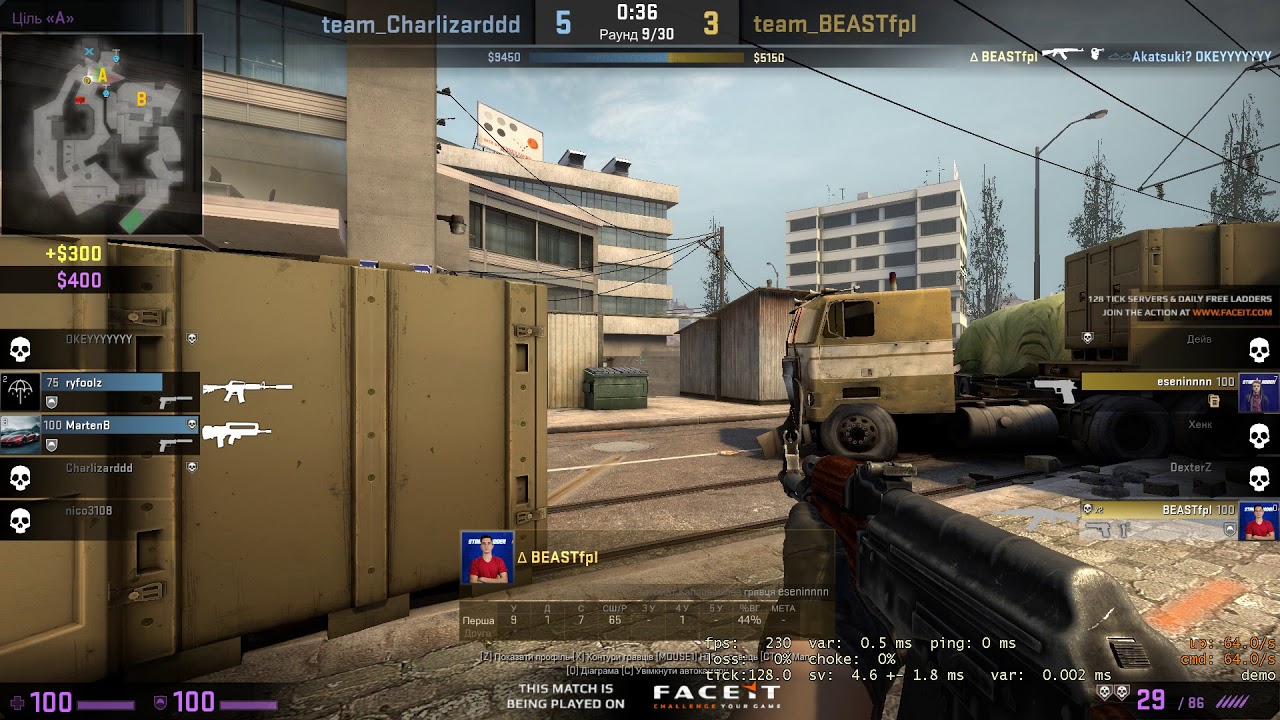 BEASTfpl FACEIT STAR 2017, 10 lvl