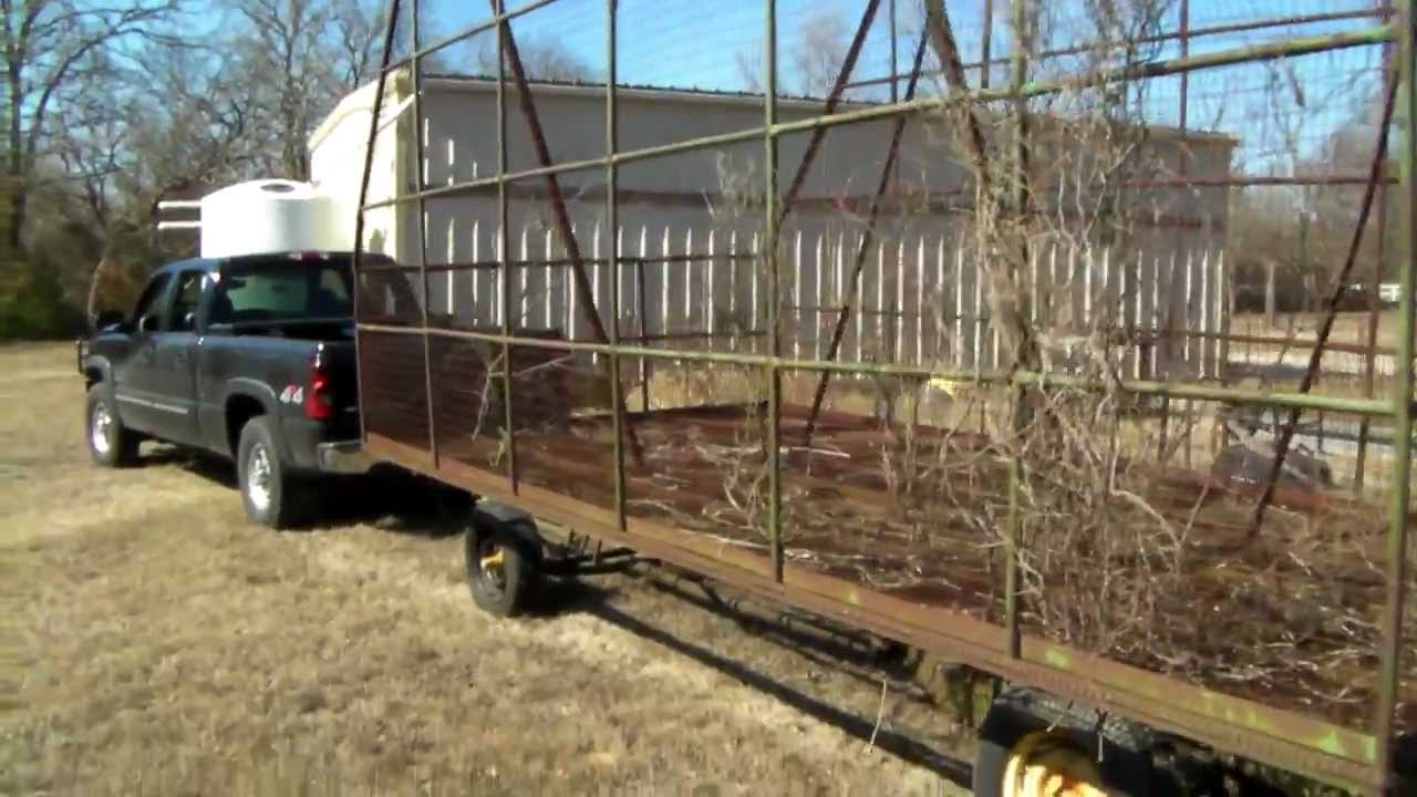 chicken coop cotton trailer Part 03 in Elgin Texas with Organic Mike 