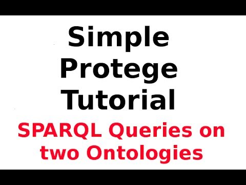 A Simple Protege Tutorial 10: Running SPARQL Queries on both Ontologies