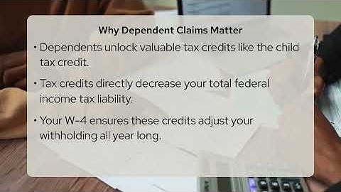 How Do I Claim Dependents On My W-4?