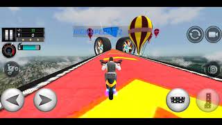 Impossible Stunts Bike Racing Games 2018   Sky Road Android Gameplay screenshot 5