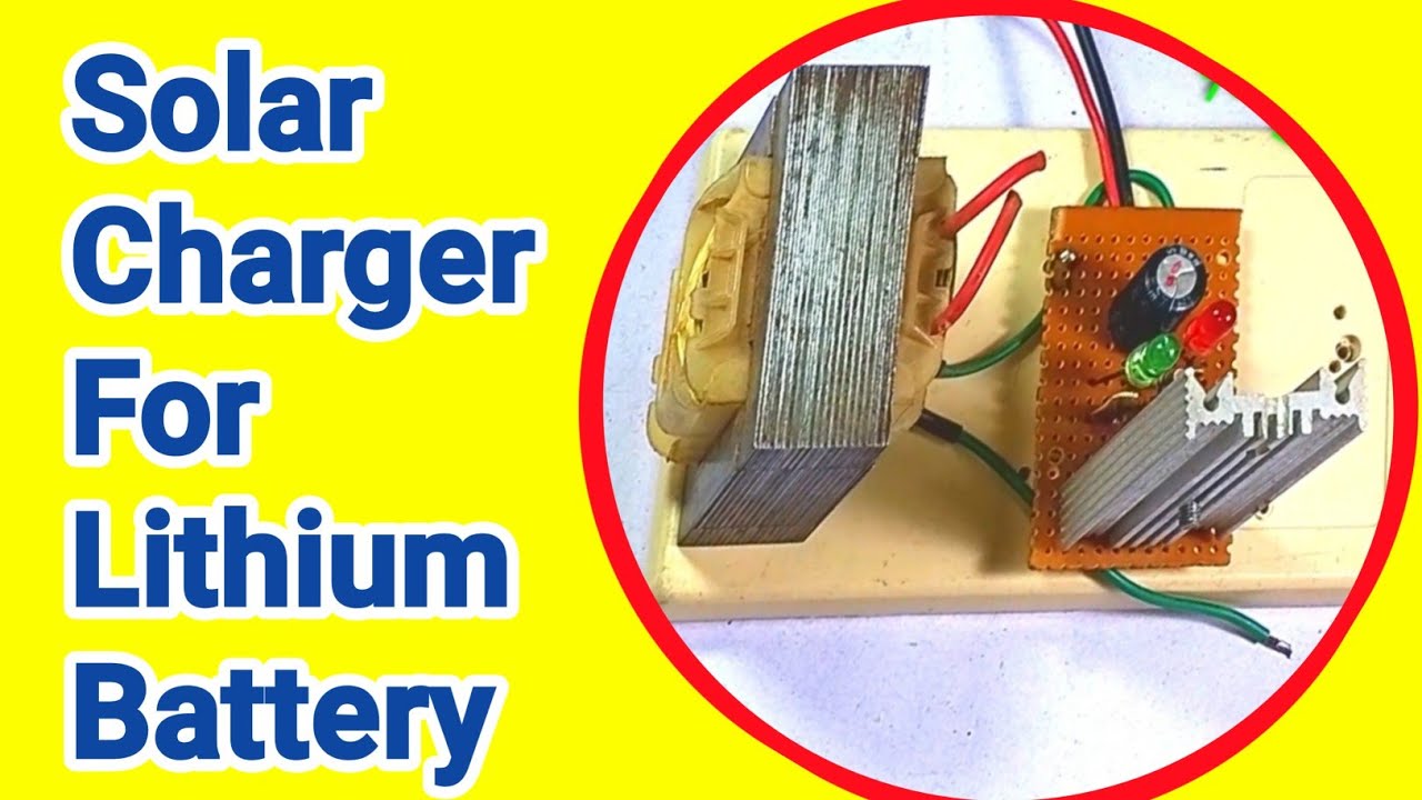How to Make Solar Charger for Lithium Battery  #solarchargecontroller #mpptcharger