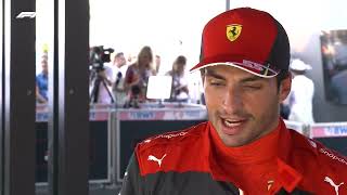 Carlos Sainz | Post-Qualifying Interview | 2022 French Grand Prix