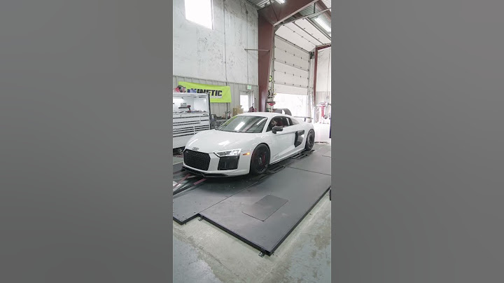 TWIN TURBO AUDI R8 V10 DYNO