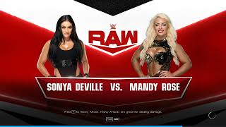 Sonya Deville Vs Mandy Rose Bra And Match Wwe 2K22 2023