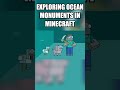 Exploring an Ocean Monument in Minecraft #minecraft #shorts