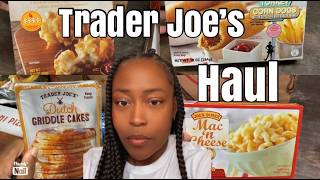 HUGE TRADER JOE’S GROCERY HAUL 🛒 I BOUGHT KOREAN CORN DOGS 🌭