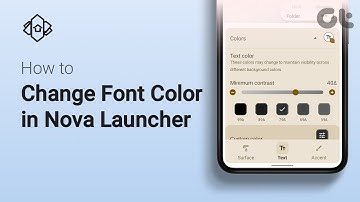 How To Change Font Color in Nova Launcher in 2024 | Customise Font Colors on App Drawer & Folders |