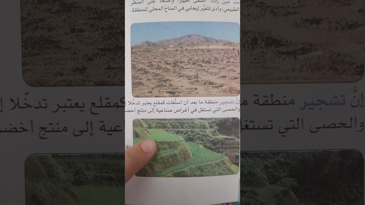 تدخلات الانسان في المنظر الطبيعي