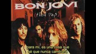 Bon Jovi - (It´s hard) Letting you go subtitulos español