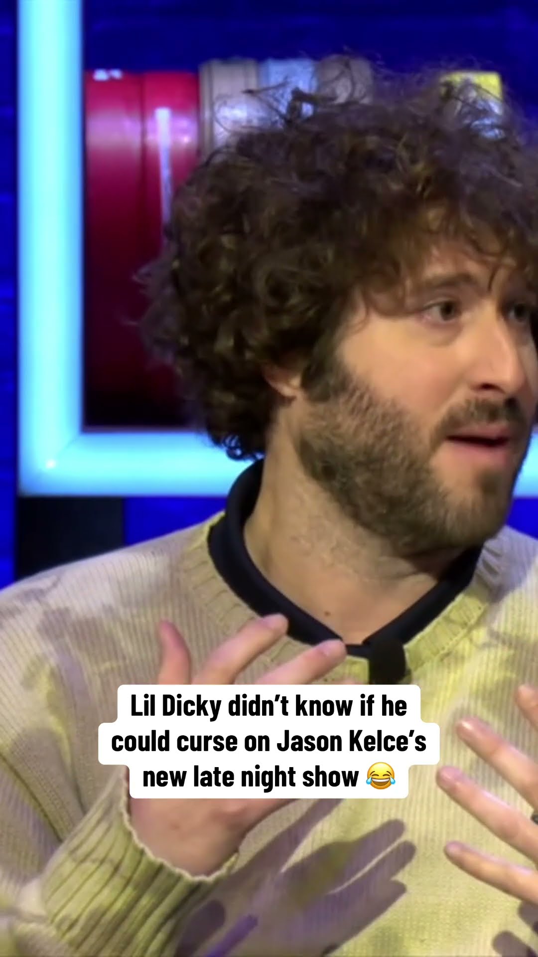 Lil Dicky wasn't familiar with the show rules ?