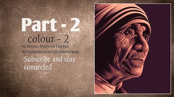 How to draw realistic vector portrait by infinite design ( Part- 2  )