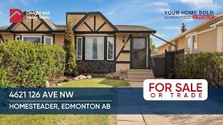 Upgraded Bungalow Half Duplex in Homesteader, Edmonton | No Condo Fees