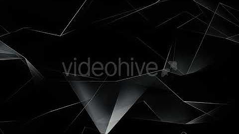 Black Refraction Triangles Background Loop - Motion Graphics Abstract
