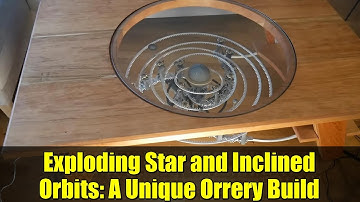 Exploding Star and Inclined Orbits: A Unique Orrery Build