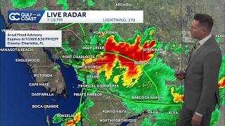 Flood advisory issued for parts of Charlotte County on Friday night