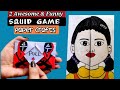 DIY-Pull Tab Origami Envelope Card || Letter Folding Origami || Squid Game Drawing @sizzlingart