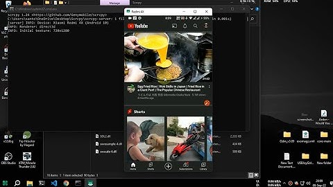 Control Android Phone from PC via USB