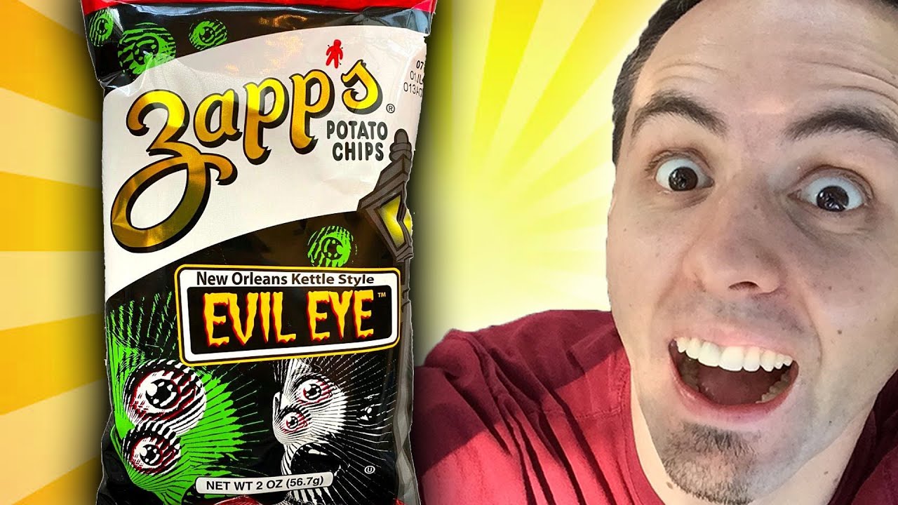 Zapps Chips Zapp's Evil Eye Chips Review YouTube