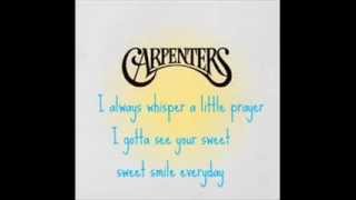 The Carpenters - Sweet Sweet Smile chords