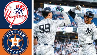 YANKEES VS ASTROS l Juan Soto, Aaron Judge, Stanton Home Run l Resumen Del Juego