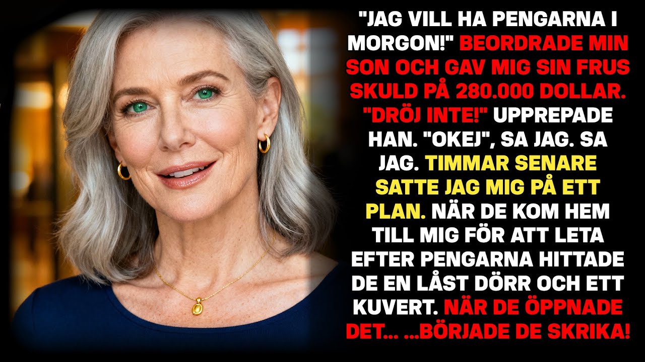 Min son tvingade mig betala hans frus $280 000 skuld. Jag packade och gick.