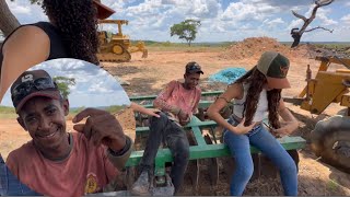 ANDRÉ FICOU TODO SORRIDENTE COM A VISITA DAS MENINAS