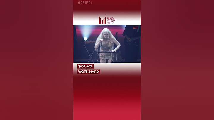 『MUSIC AWARDS JAPAN 2025 : Grand Ceremony』Performance Artist（ちゃんみな『WORK HARD』）