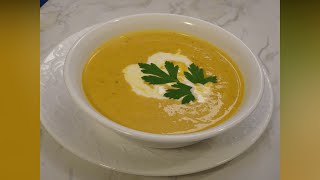 2 DIFFEREN SQUASH RECIPE (ROASTED AND WITH VEGETABLES) - BAMA | طرز تهیه ی 2 سوپ کدو مختلف