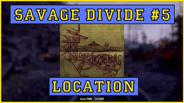 Fallout 76 | Savage Divide Treasure Map #5 LOCATON!