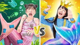 Rich Mermaid Vs Poor Mermaid At Prom Baby Doll English