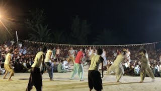 Hasnain Qaisrani Shado surani Vs Alamdar Dari Papi daira Ado pirharr Shani Live volley ball match