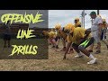 Offensive line drills