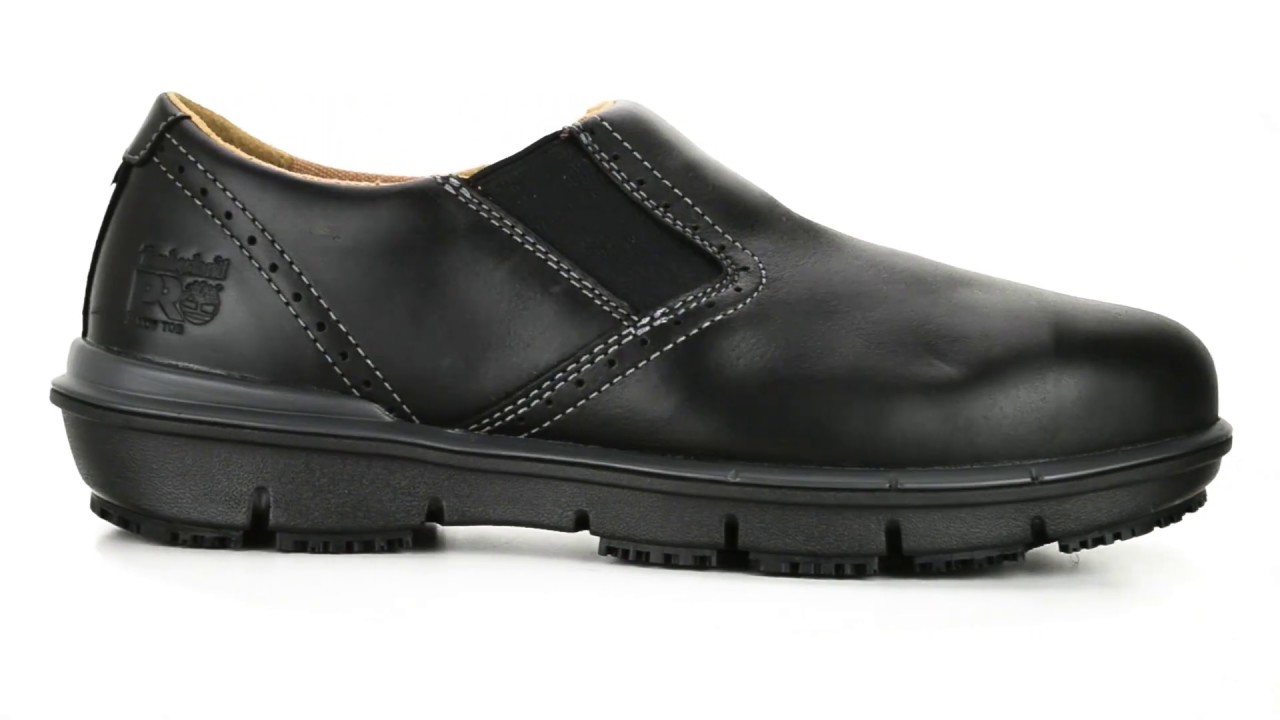 Men's Timberland Pro Alloy Toe Slip-On Work Shoe A1RUU @ Steel-Toe ...