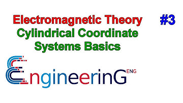Electromagnetic Theory #3 - Basics of Cylindrical Coordinate System - dl, dS, dV
