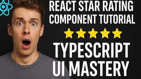 React Star Rating Component Tutorial | Interactive & Animated ⭐ | TypeScript UI Mastery