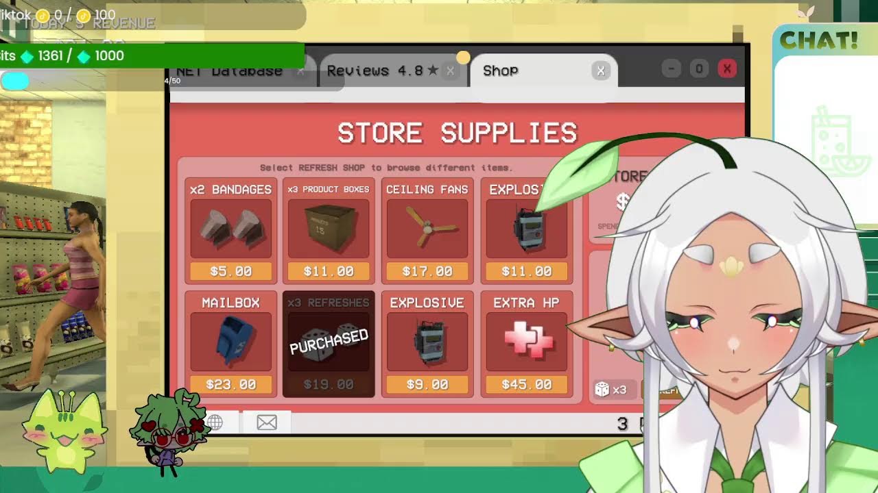 (Vtuber) Noob minecraft player tries again (Lurker friendly)