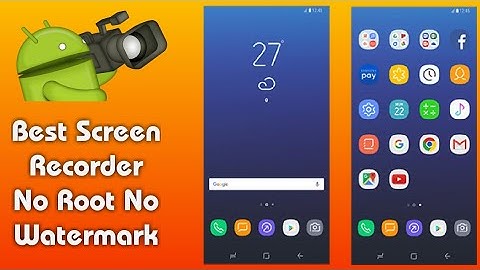 Best Screen Recorder for android without watermark ||2019|| No Root ||