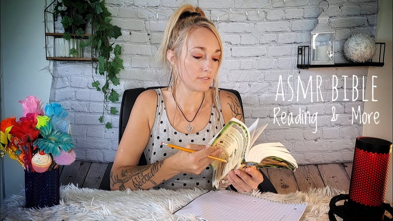 ASMR | Bible Reading While Trying to Survive | Christian ASMR ✝️ ❤️