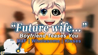 [M4F] Boyfriend Teases You While Studying [Kisses] [Teasing] ["I'm Husband material?"] ASMR Roleplay