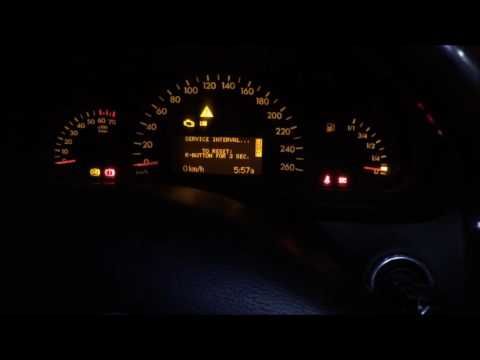 Сброс сервисного интервала MERCEDES BENZ C Class W203 C320