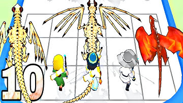 Merge Battle 3D Dragon Master - Walkthrough Part 10 All Levels 113-115  - Merge Games